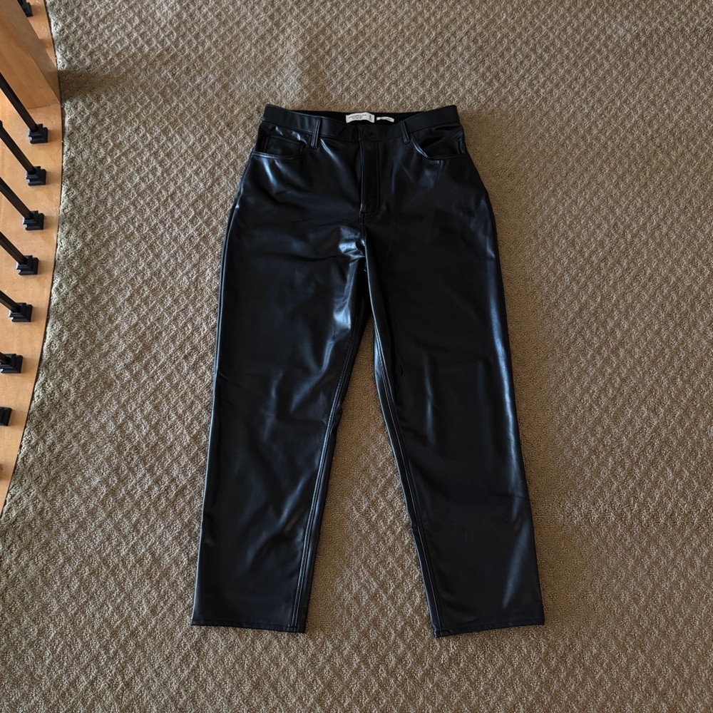 Abercrombie vegan leather pants